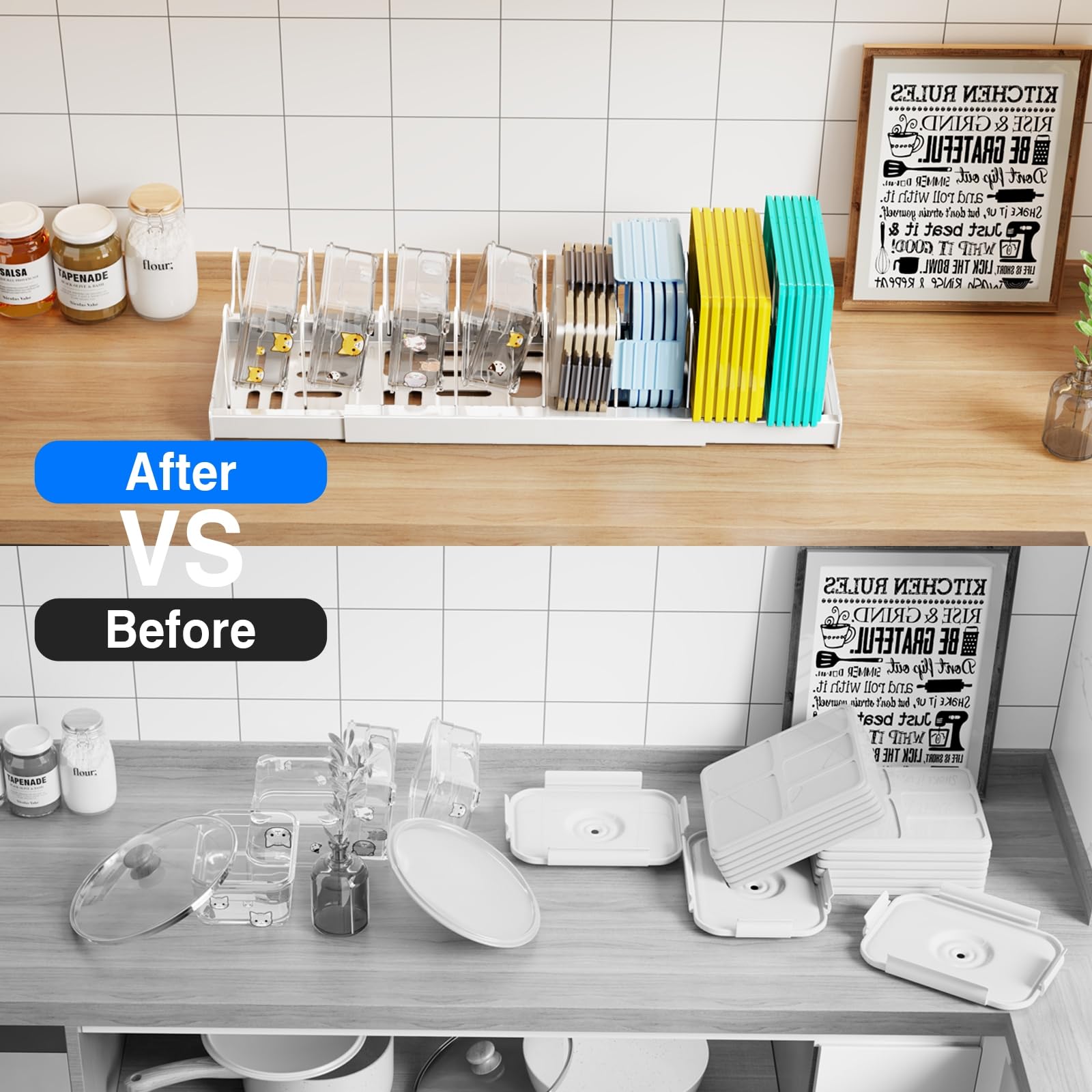 Tool-free assembly of Mustorn organizer for quick kitchen setup