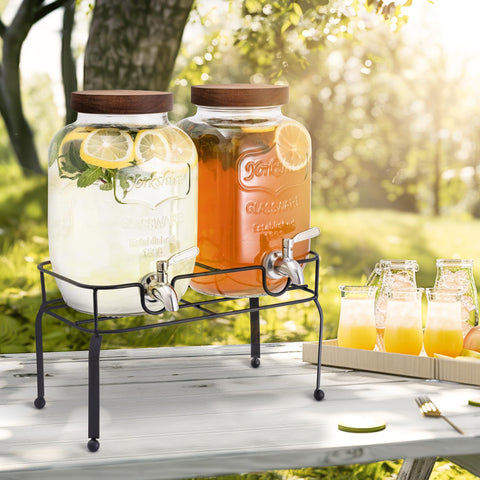 Mustry easy-clean dispenser simplifies post-event cleanup.
