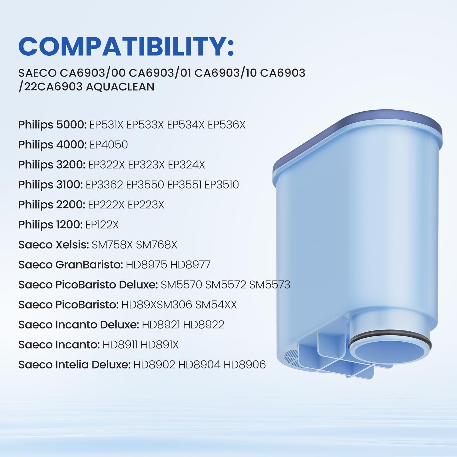 Mutital filter uses coconut shell activated carbon to reduce impurities and improve taste.