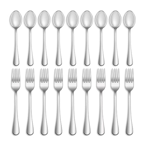 MUTNITT 24-pcs flatware set with forks and spoons for everyday dining