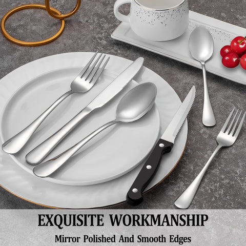 MUTNITT dinner spoons with a polished surface for refined dining