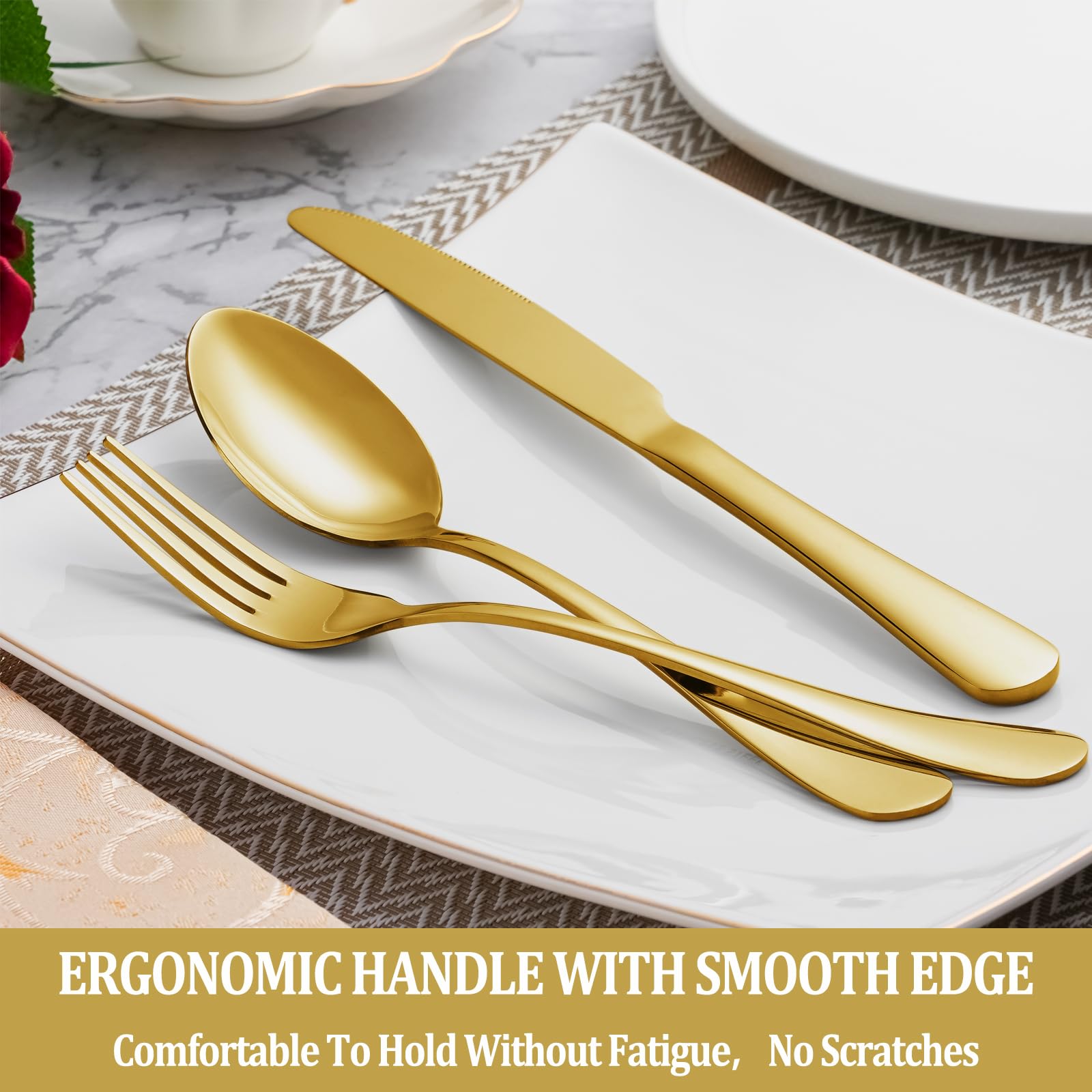 MUTNITT dishwasher-safe flatware for easy cleaning.