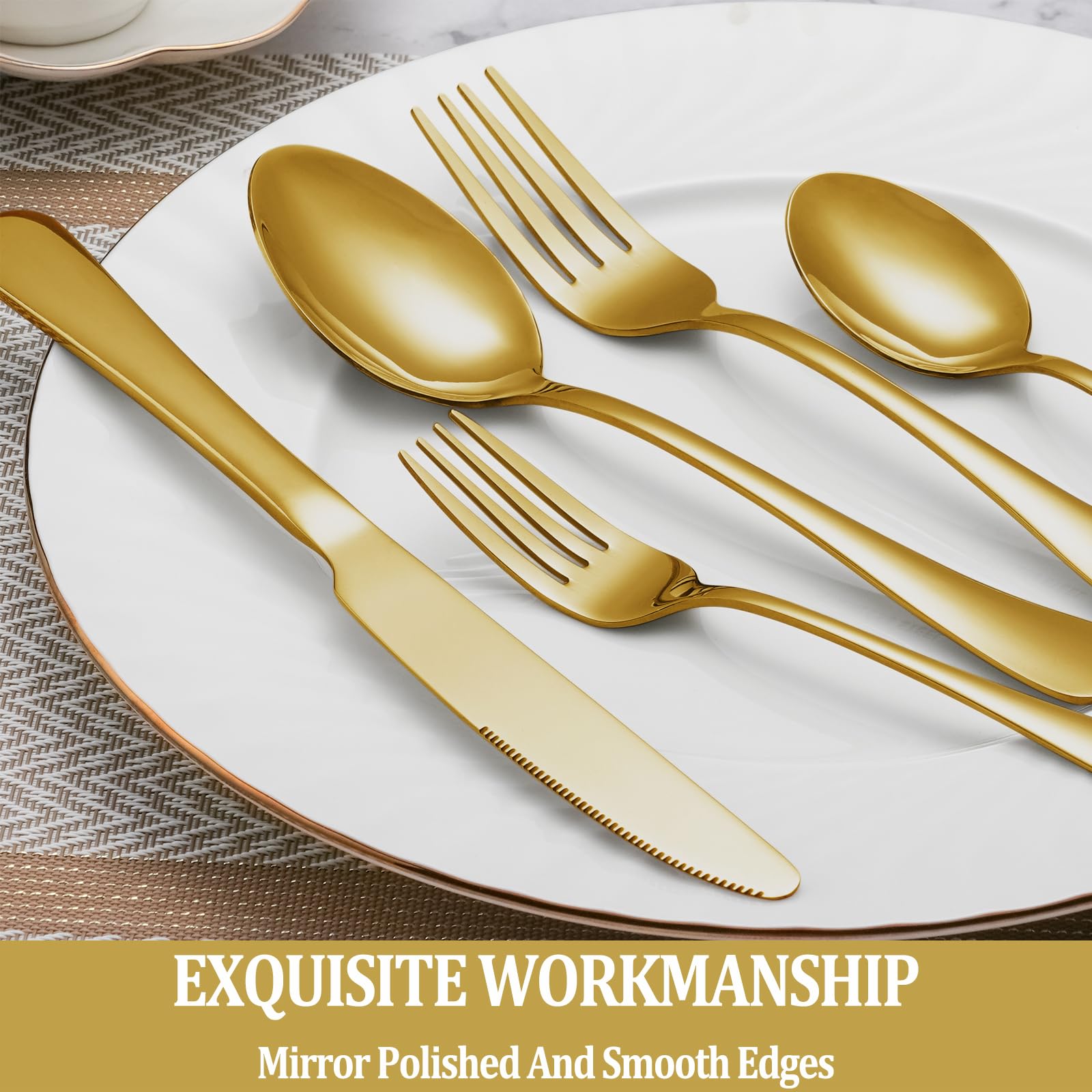 MUTNITT elegant shape and exquisite workmanship on flatware.