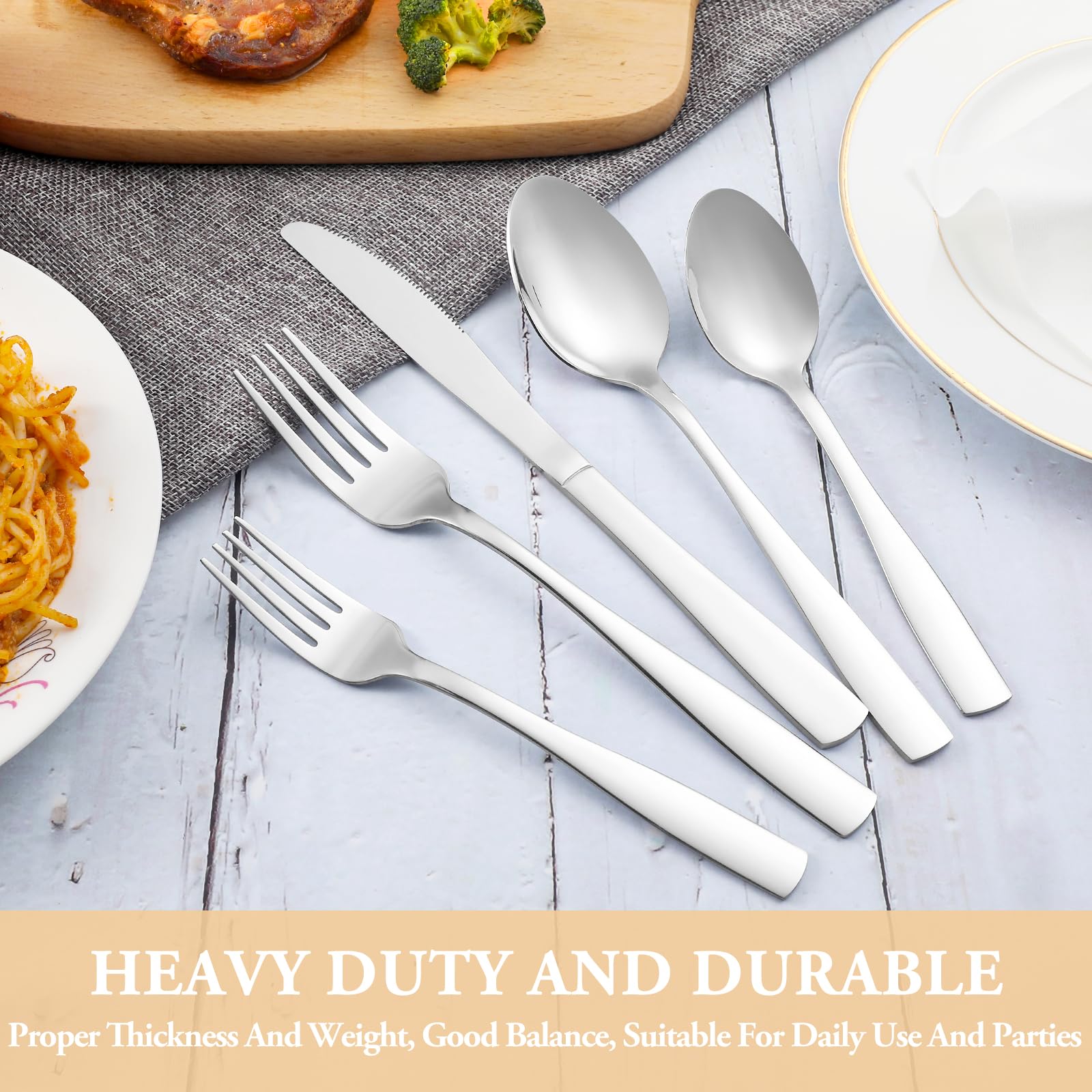 Mutnitt mirror polished finish close-up conveying premium look for table décor