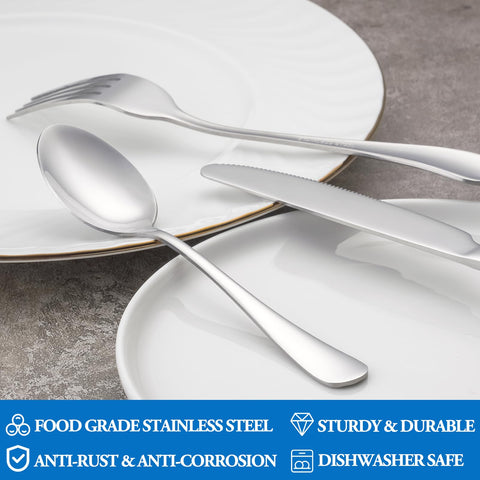 MUTNITT teaspoons with precise 6.5 inch size and comfortable feel
