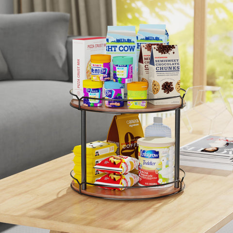 MUTUALUS inside-cabinet-storage-lazy-susan helps declutter cabinets.