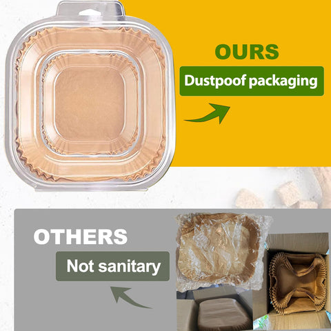 Mutvle Crispi liners packaging box keeps liners sealed, dust-free, ready to use.