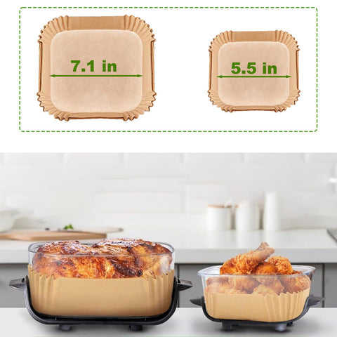 Mutvle liners resist heat up to 450°F for versatile air frying sessions.