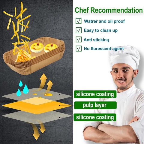 Mutvle non-stick parchment liner is durable for repeated use