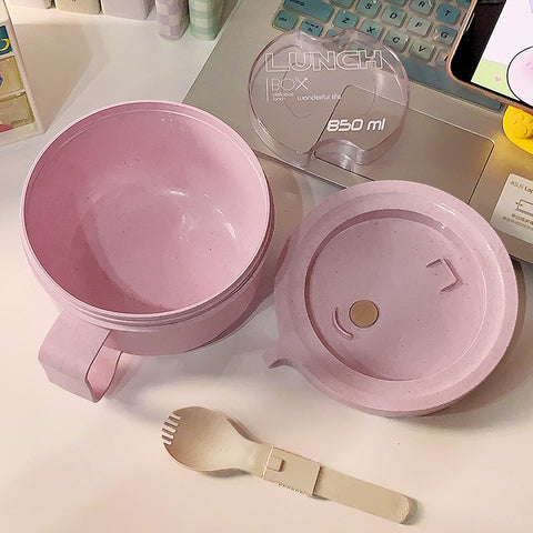 MUUBOOX deep bowl holding cereal and salad