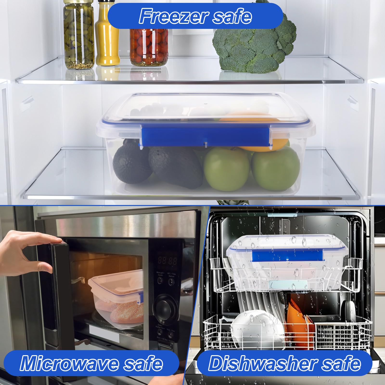 MUXHEL meal prep container for batch cooking facilitates planning