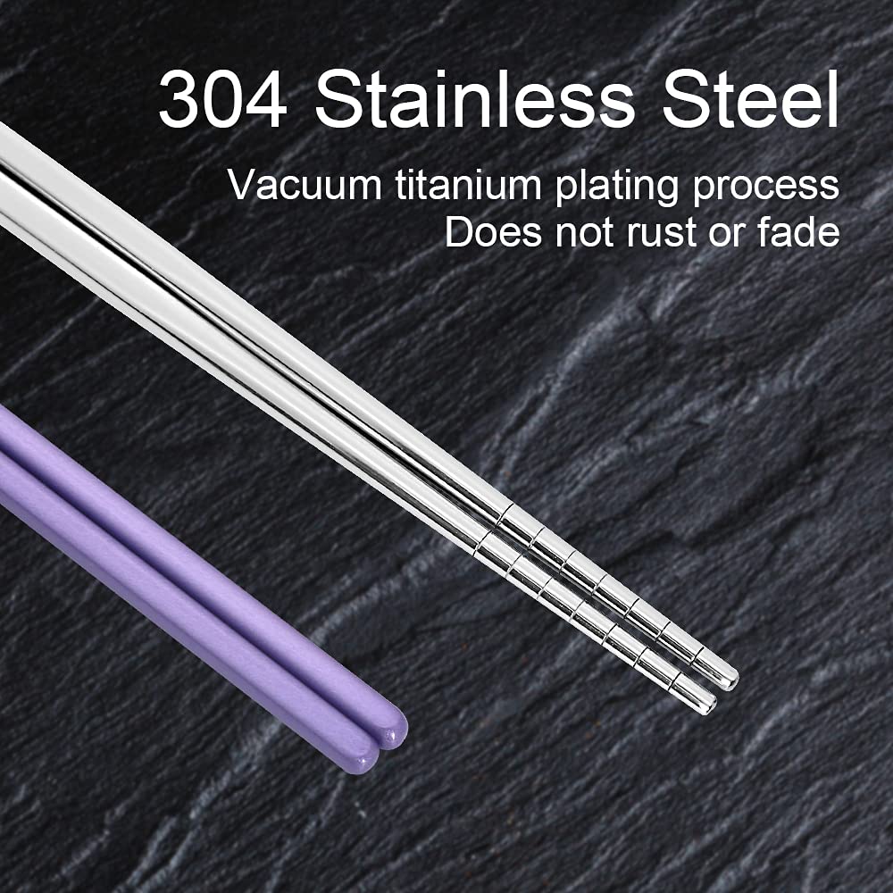 MUYOS elegant purple dining chopsticks elevate casual meals and entertaining.