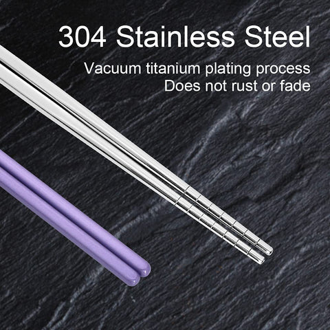 MUYOS elegant purple dining chopsticks elevate casual meals and entertaining.