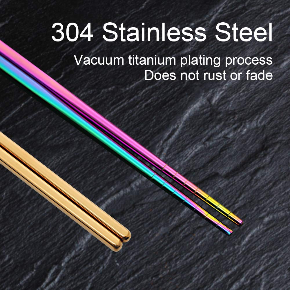 MUYOS hollow thermal insulated chopsticks stay comfortable to hold during meals
