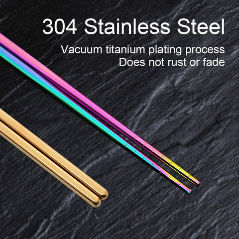 MUYOS hollow thermal insulated chopsticks stay comfortable to hold during meals