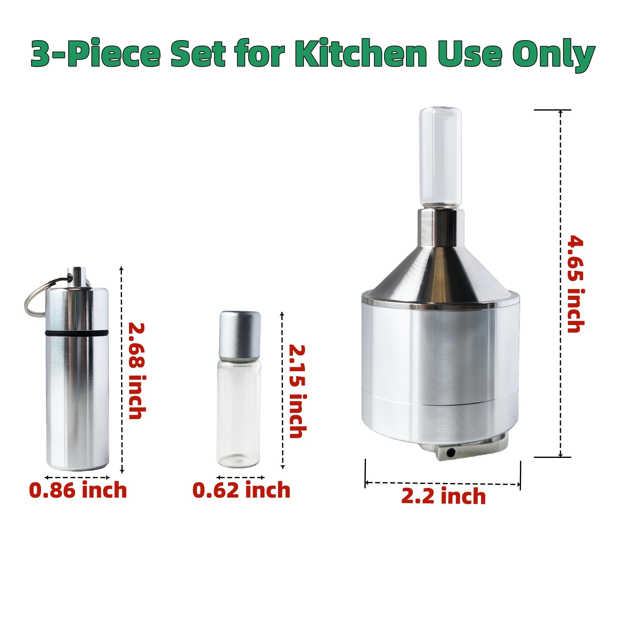 MuYuDaDi spice grinder detachable parts for thorough cleaning after use