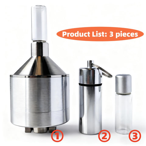 MuYuDaDi spice grinder aluminum alloy build for durable daily use
