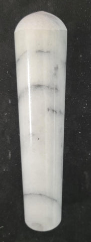 MV Trading MTP5RS marble pestle head detail for sturdy pounding and grinding.
