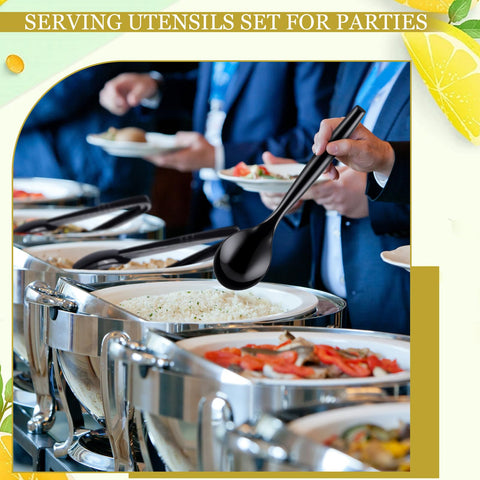 Mwellewm serving forks for easy portioning at catering events.