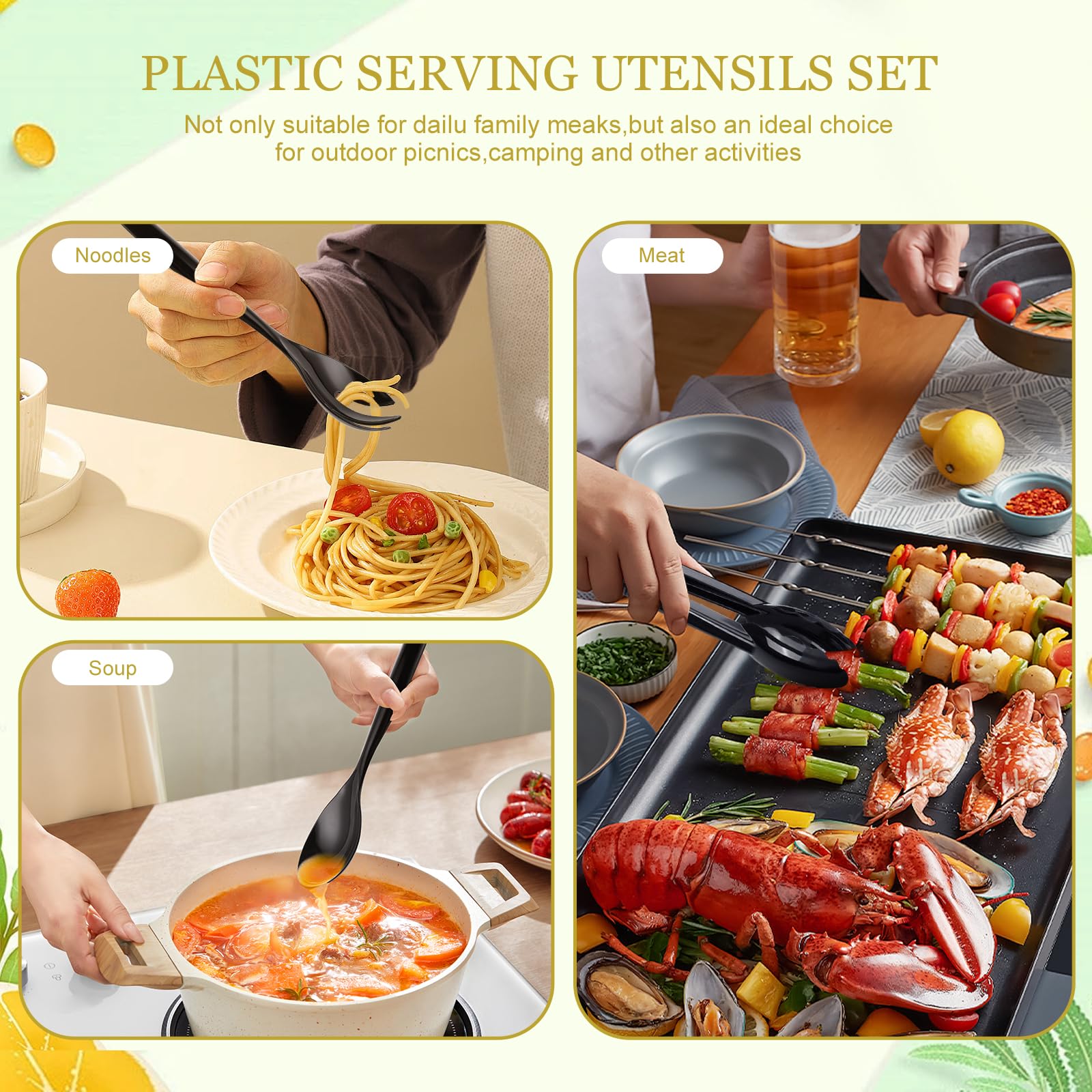 Mwellewm 18Pcs set ideal for soups, salads, pasta, desserts.