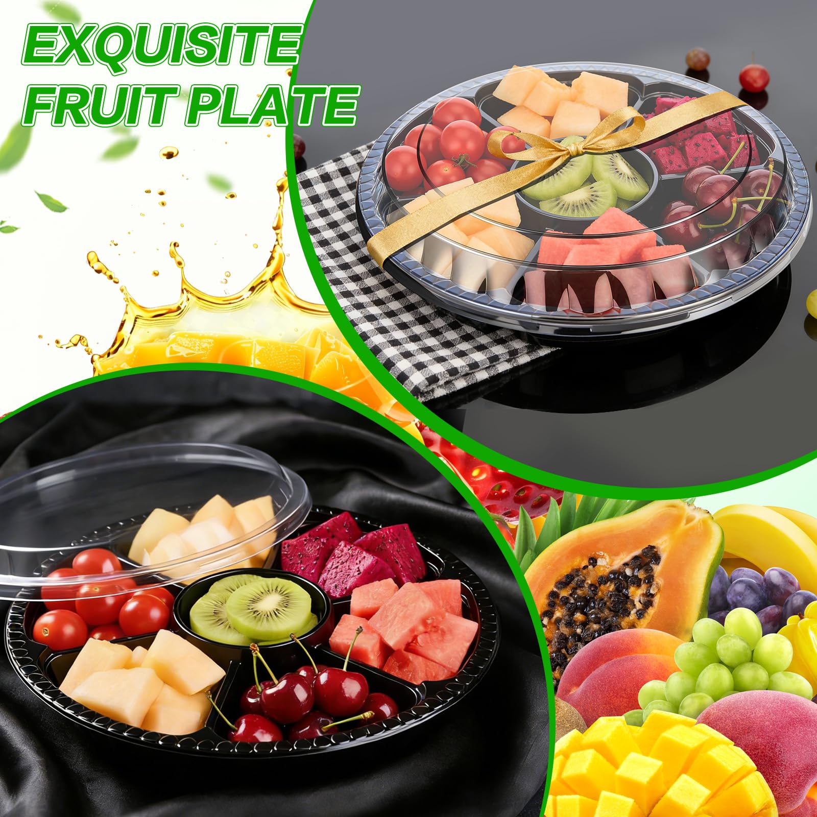 mwellewm clear fluted lid provides secure storage without slipping during transport