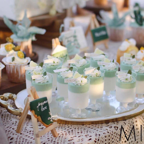 mwellewm dessert shooter cups with 5 oz capacity for stylish tasting