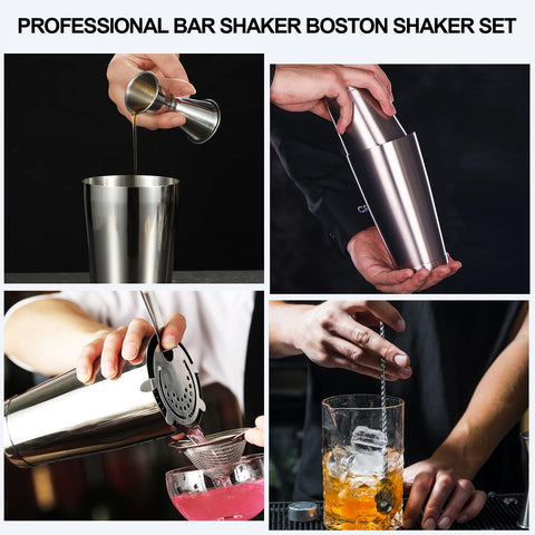Mwellewm dishwasher-safe stainless steel shakers for easy cleanup