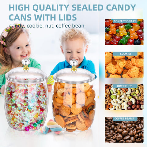 mwellewm versatile jars for cookies nuts spices beads