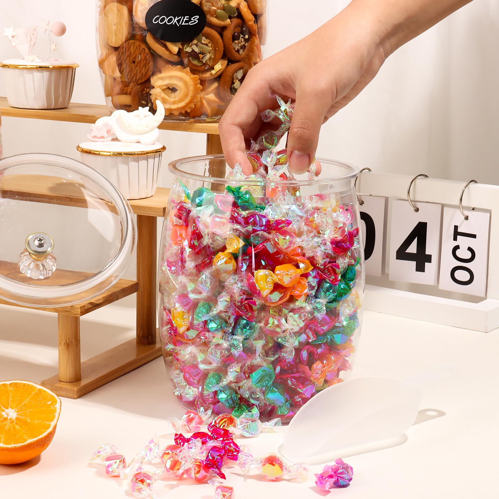 mwellewm wedding display and candy buffet centerpiece jars