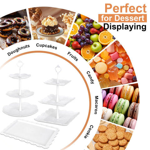 mwellewm wedding dessert display, elegant tiered setup for guests.