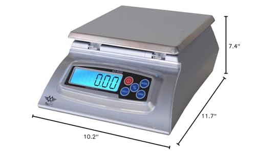 My Weigh KD-8000 supports baker’s math and percentage weighing for accurate recipes.