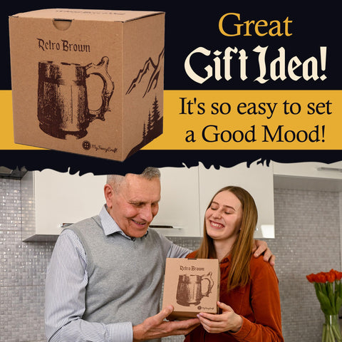 MyFancyCraft handmade-oak-mug showcases warm wood for gifts.