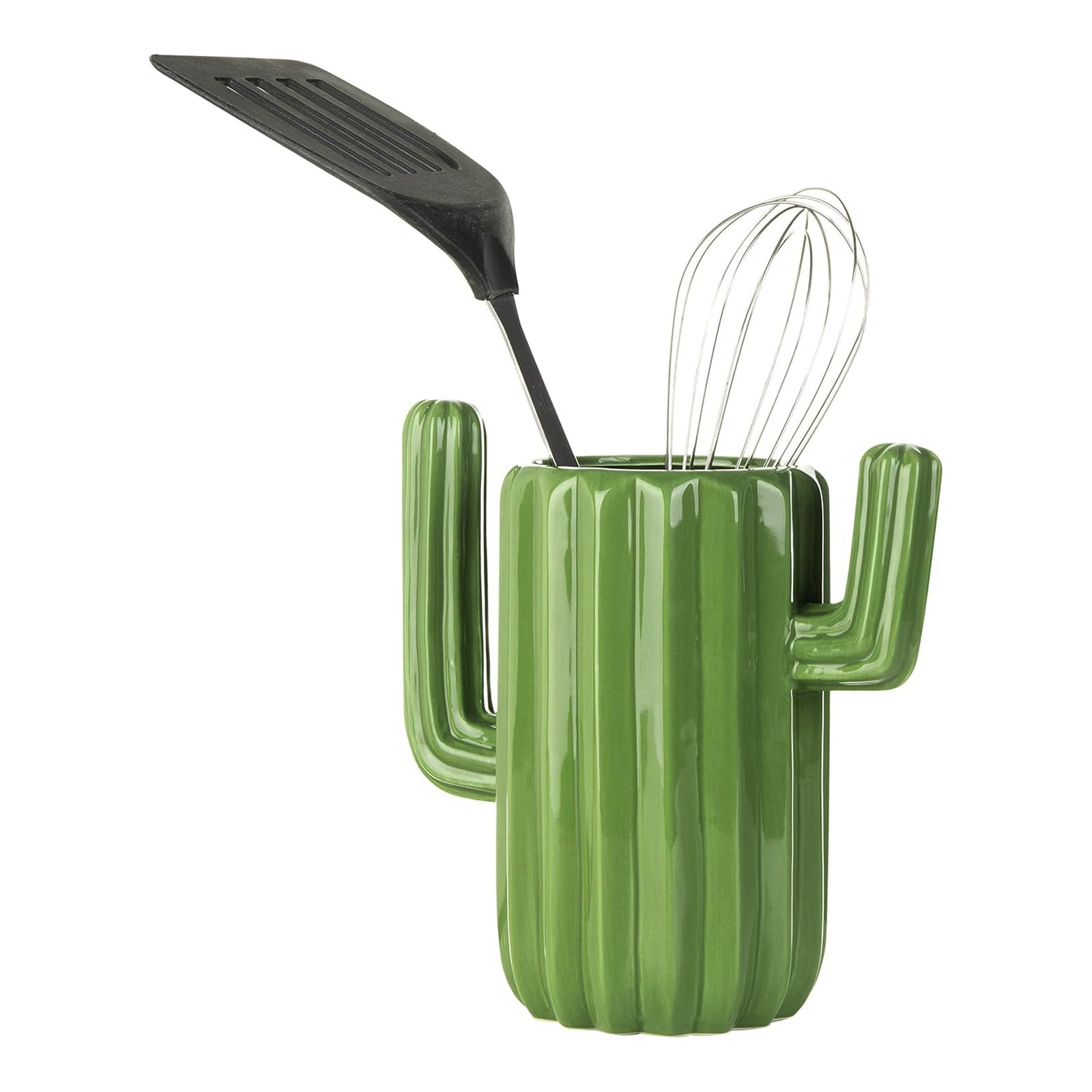 MyGift ceramic utensil holder combines durability with easy cleaning.