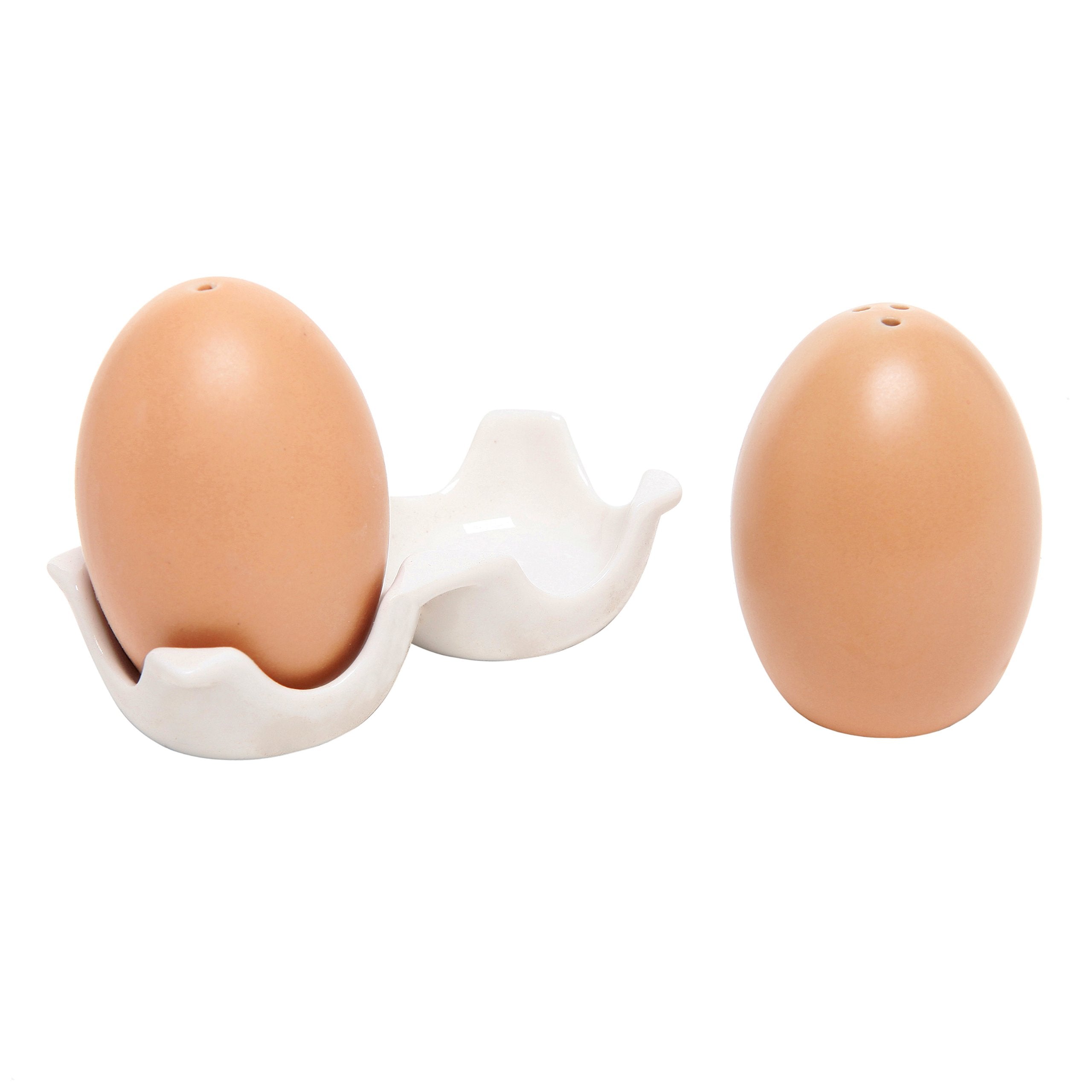 MyGift ceramic pepper shaker egg-shaker, compact and easy to reach.