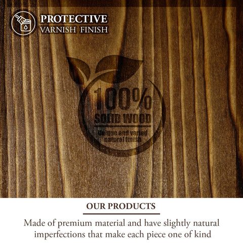 MyGift wooden finish adds warm natural style to kitchens