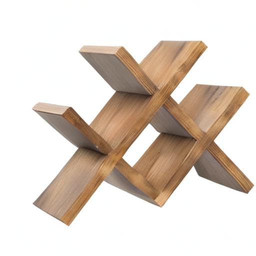 MyGift gift-ready wine rack for wine lovers and new homeowners