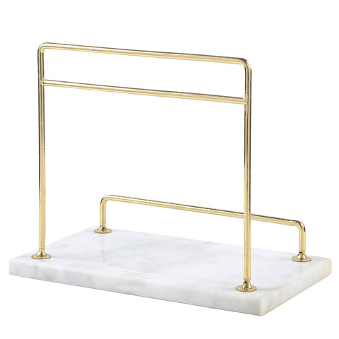 MyGift marble cookbook stand gift-ready image emphasizes versatile kitchen décor