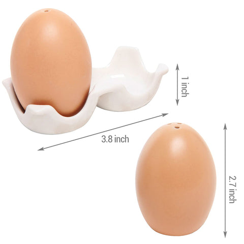 MyGift mini salt pepper set on dining table, ideal for casual meals.