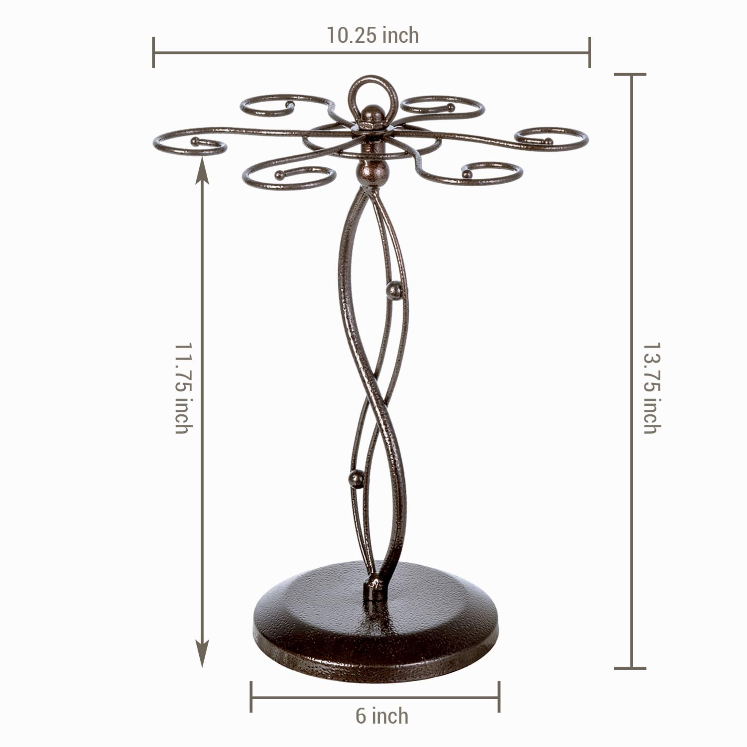 MyGift elegant scrollwork complements modern decor and adds style.