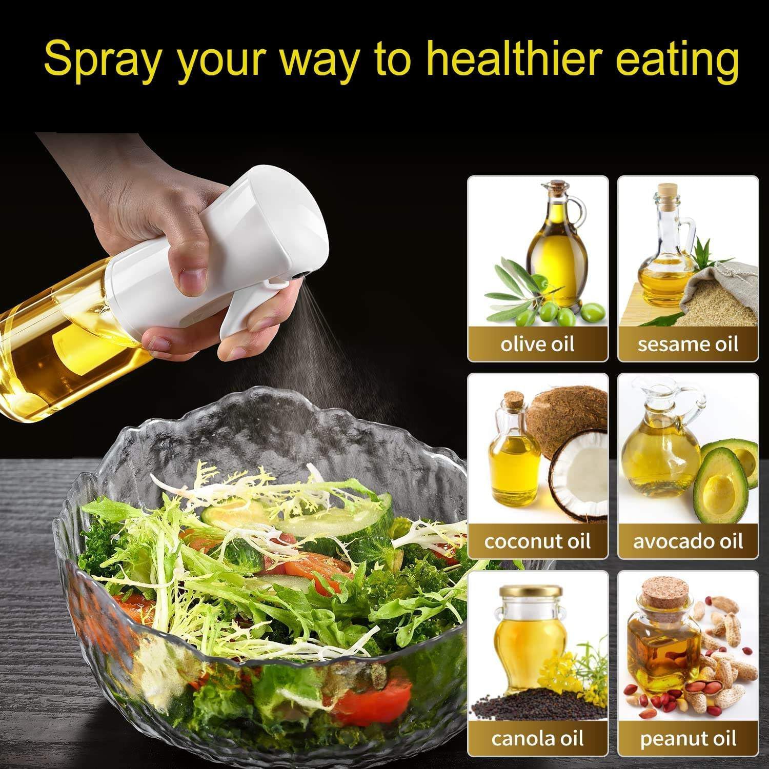 MyHome 101 oil sprayer bottle dispensing mist evenly for flavorful cooking