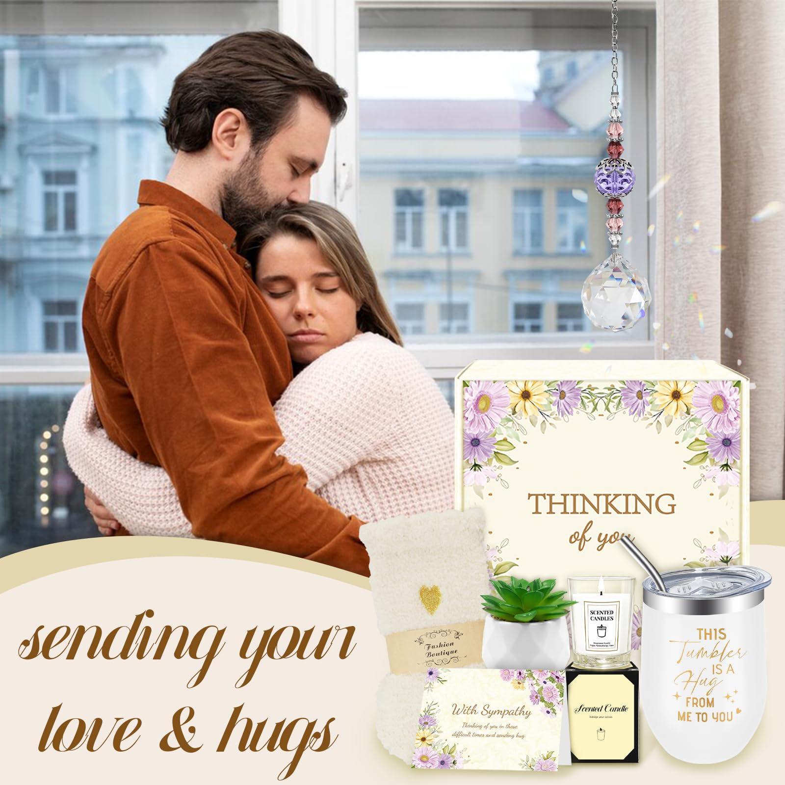 MYKILOS gift box design showcases a complete, ready-to-send sympathy gift.