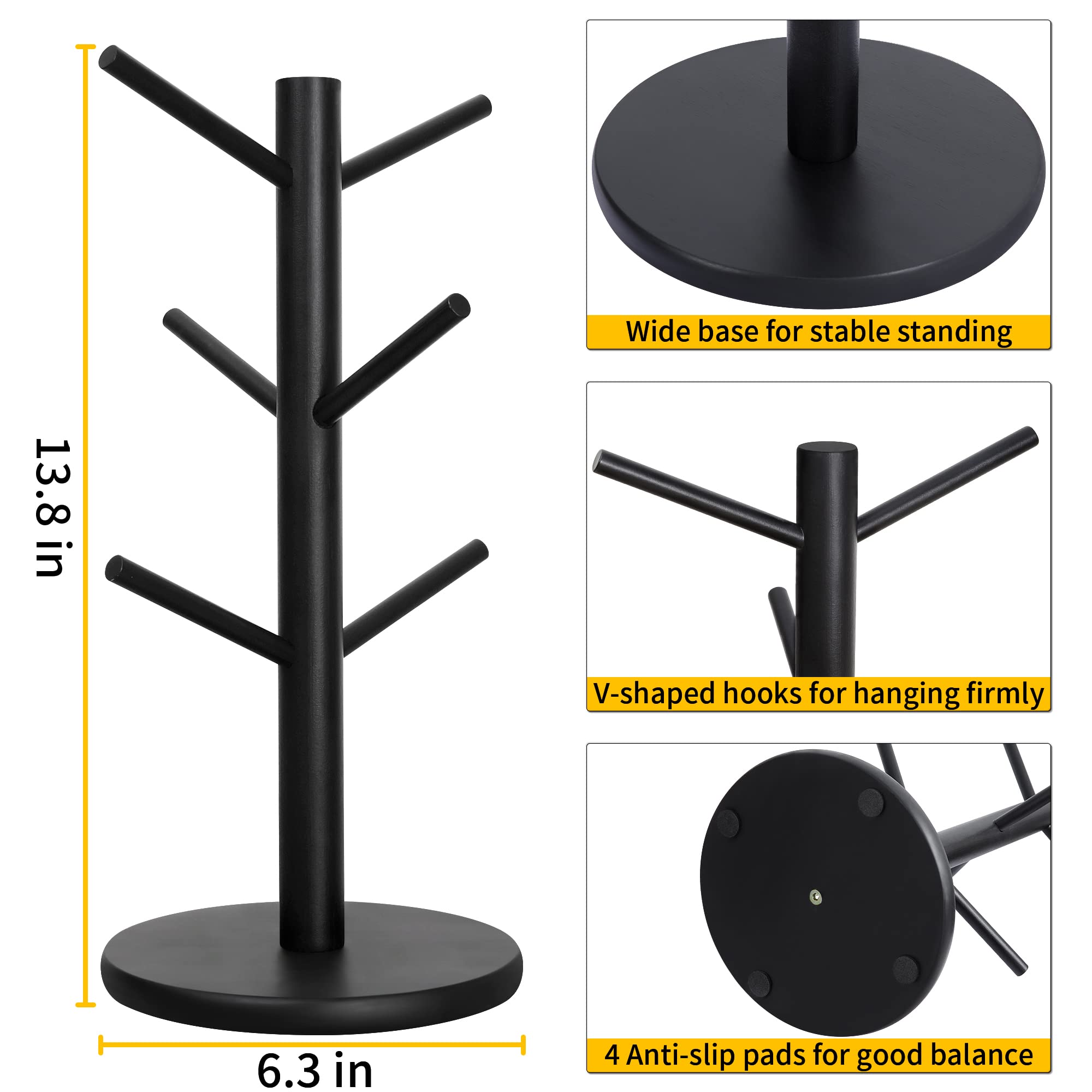 MyLifeUNIT anti-slip base protects countertops while holding cups.