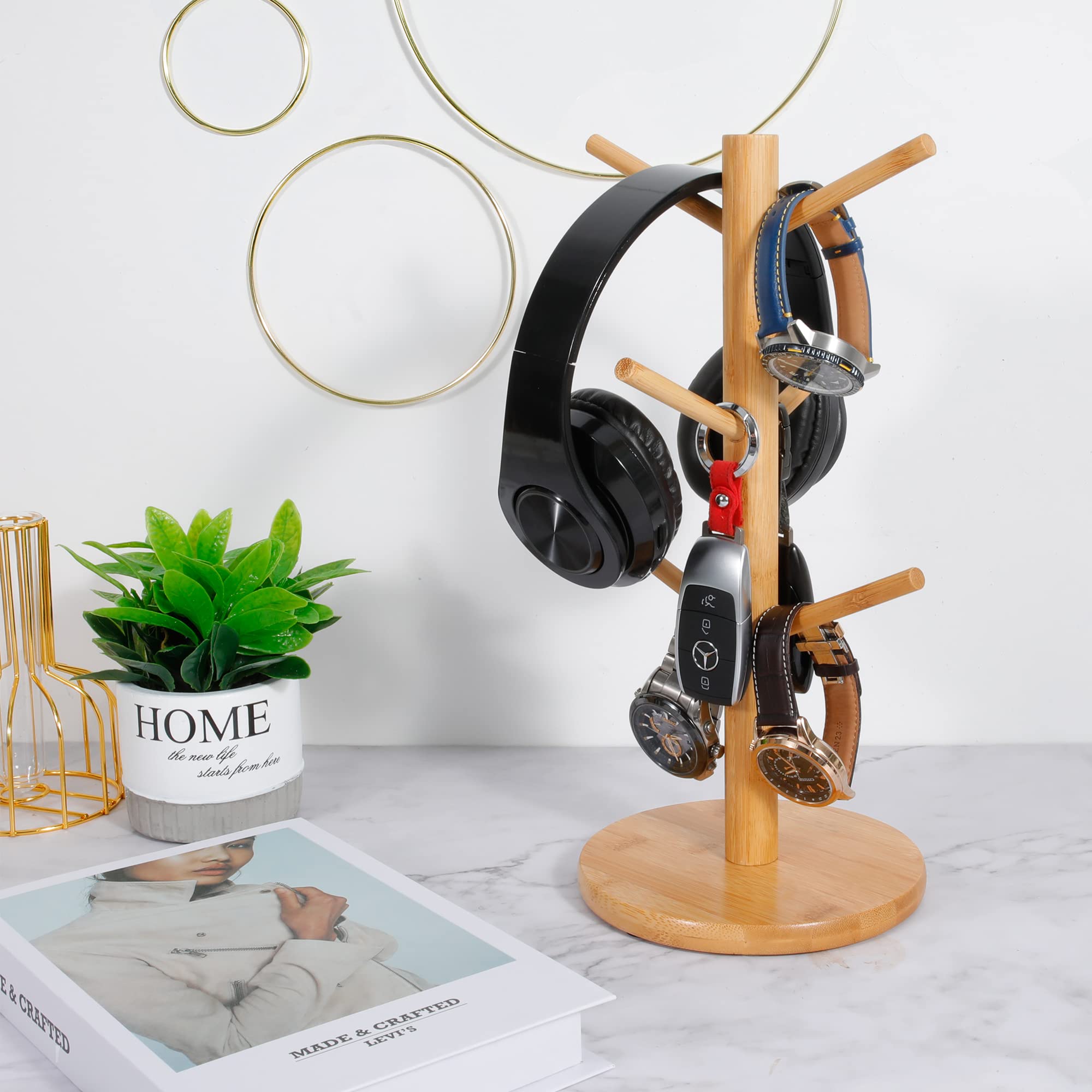 MyLifeUNIT mug holder on countertop keeps surfaces neat and accessible.