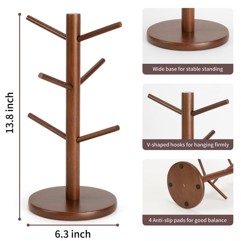 MyLifeUNIT mug holder tree gift-ready with elegant home decor appeal