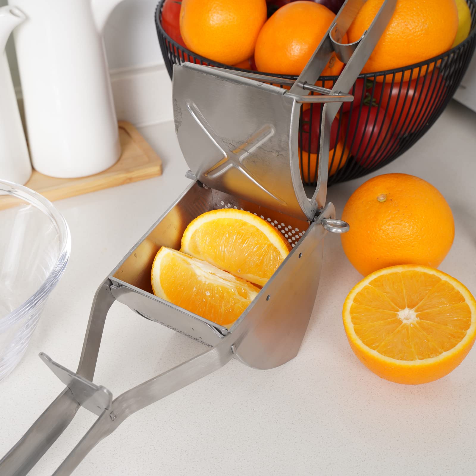 MyLifeUNIT commercial-quality potato ricer for home and pro kitchens.