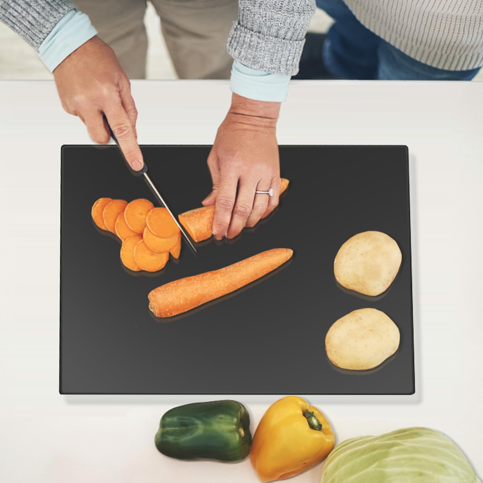 Mymonfif versatile board doubles as cheese plate or serving platter