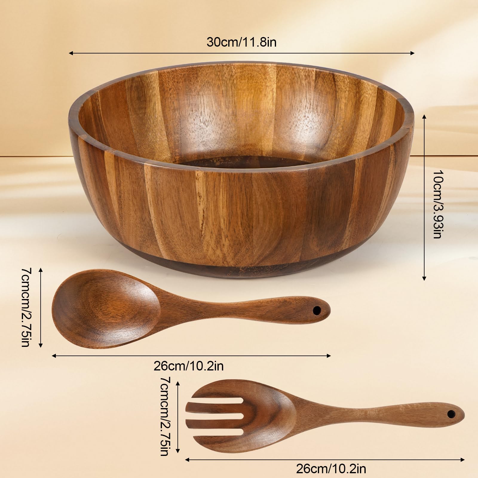 MYRAINBOW large bowl ideal for serving fruits and salads.