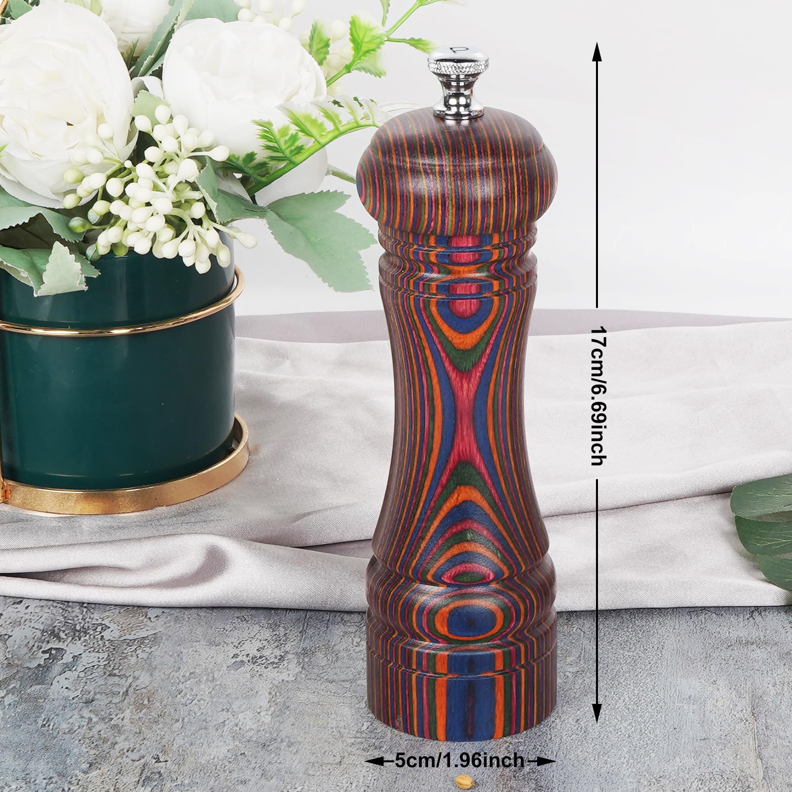 MYRAINBOW pakkawood grinder easy to clean for everyday use