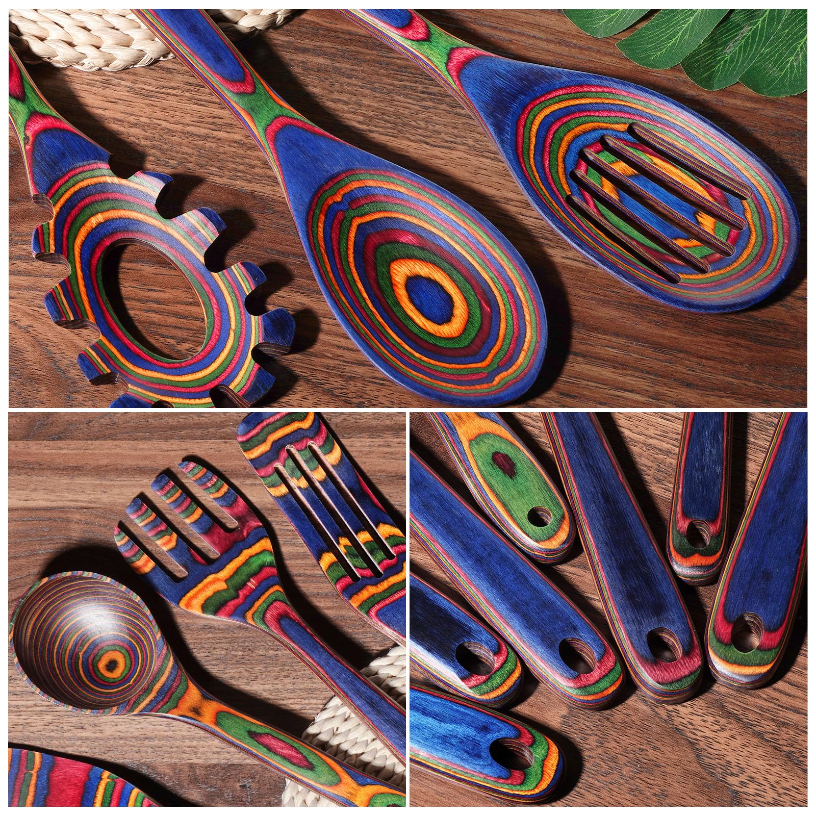 MYRAINBOW ergonomic handles offer comfortable grip during extended cooking sessions