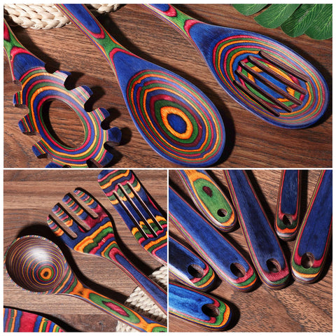 MYRAINBOW ergonomic handles offer comfortable grip during extended cooking sessions